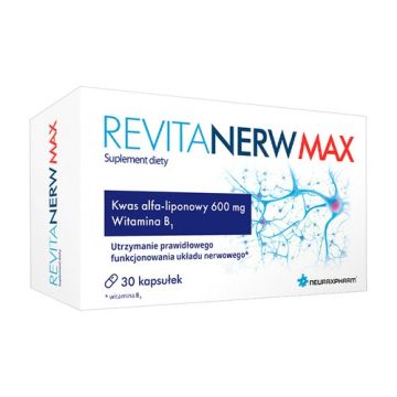 Revitanerw Max, kapsułki twarde, 30 szt.