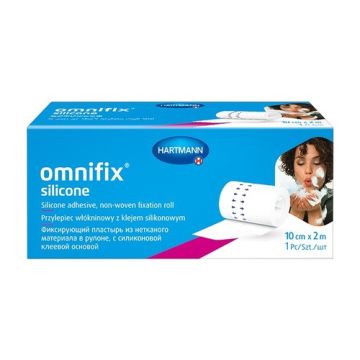 Omnifix silicone, włókninowy przylepiec z silikonem, 2 m x 10 cm, 1 szt.