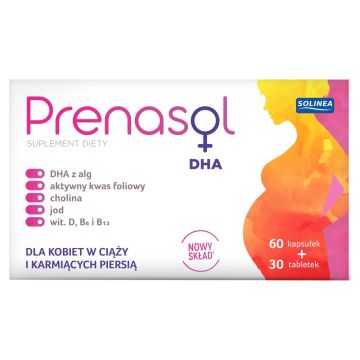 Prenasol, kaps.miękkie,tabl., 60 szt+30 szt