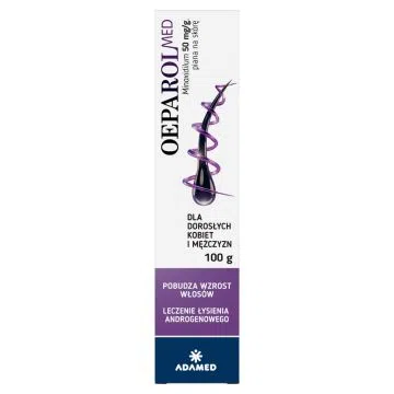 Minoxidil Oeparolmed, 50 mg/g, piana na skórę, 100 g