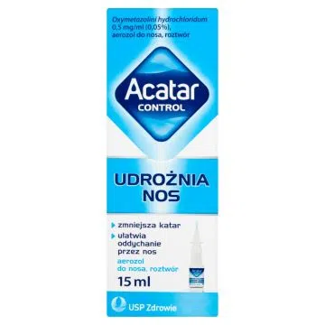 Acatar Control, 0,5 mg/ml (0,05%), aerozol  do nosa, 15 ml