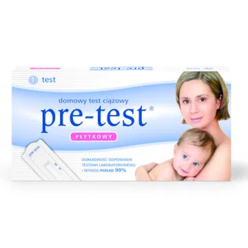 Pre-Test, test ciążowy, płytkowy, 1 szt.