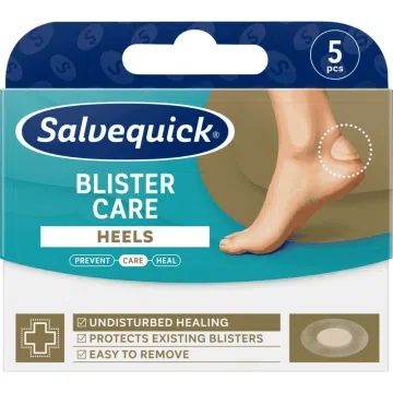 Salvequick Blister Care Heels, plastry, 5 szt