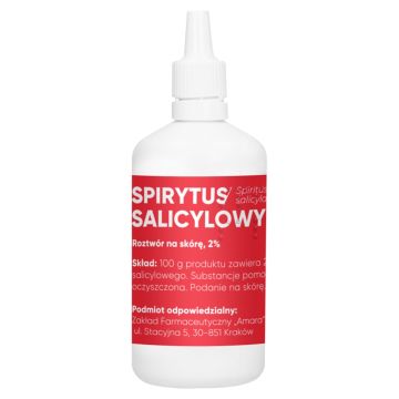 Spirytus salicylowy, 2%, roztwór na skórę, 100 g (Amara)