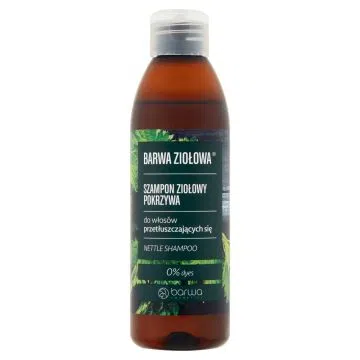 Barwa Ziołowa, szampon ziołowy pokrzywa, do włosów przetłuszczających się, 250 ml
