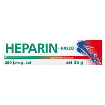Heparin-Hasco, 250 j.m/g, żel, 35 g