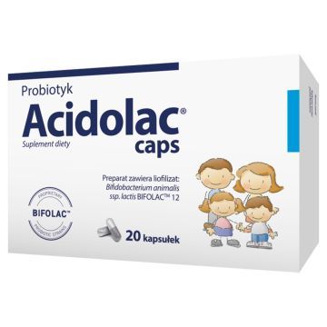 Acidolac caps, kapsułki, 20 szt.