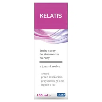 Kelatis, prosz., w sprayu, na rany, 100 ml