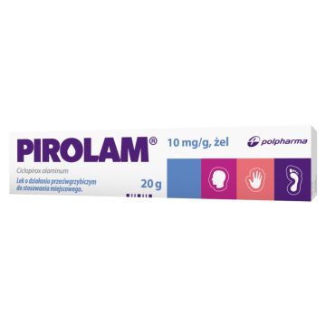 Pirolam, 1%, (10 mg/g), żel, 20 g