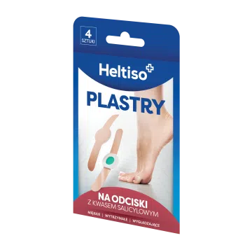 Heltiso, plastry na odciski z kwasem salicylowym, 4 szt.