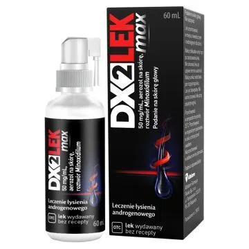 DX2LEK max, 50 mg/ml, aer.na skórę, 60 ml