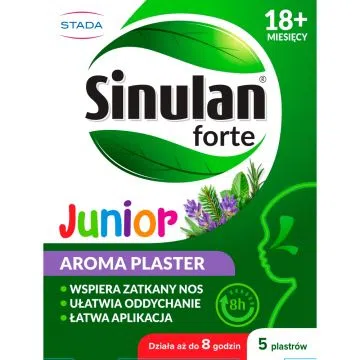 Sinulan Forte, plaster aromatyczny, Junior, 5 szt.