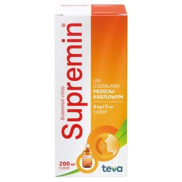 Supremin, 4 mg/5 ml, syrop, 200 ml,butel