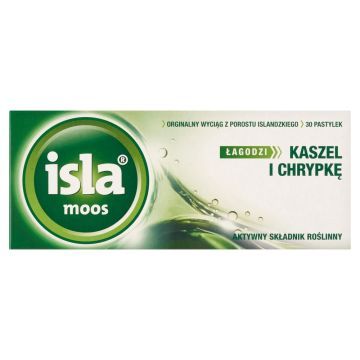 Isla-Moos, pastylki do ssania, 30 szt.