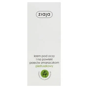 Ziaja, krem pod oczy i na powieki, przeciw zmarszczkom, pietruszkowy, 15 ml