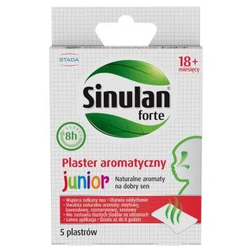 Sinulan Forte, plaster aromatyczny, Junior, 5 szt.