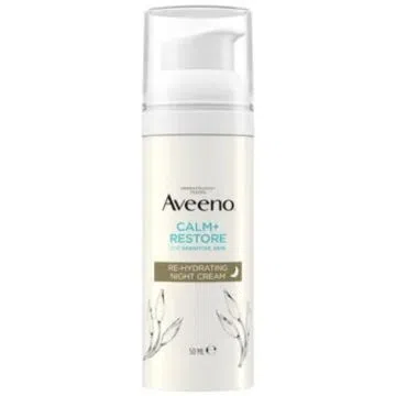 Aveeno Calm + Restore, Przywracający nawilżenie krem na noc, 50ml