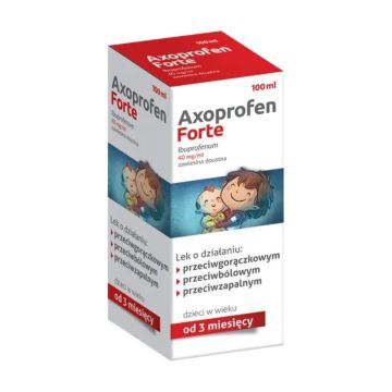 Axoprofen Forte, 40 mg/ml, zaw.doust.,100ml,but.+strz.doust.