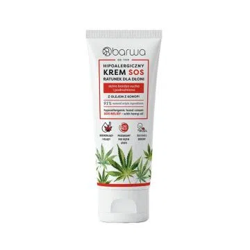 Barwa, Hipoalergiczny krem do rąk SOS skóra bardzo sucha, 75 ml