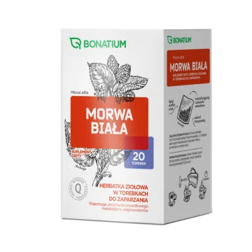 Bonatium Morwa biała, herbatka ziołowa, 20 szt.