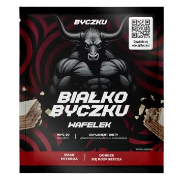 Byczku Białko Byczku wafelek, saszetka 30g