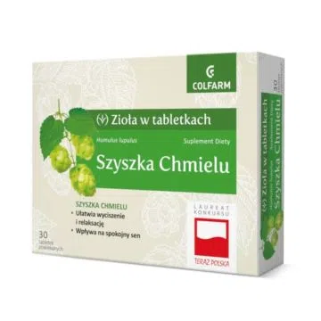 Szyszka chmielu, tabletki powlekane, 30 szt.