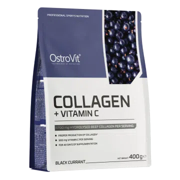 OstroVit Collagen + Vitamin C (black currant), 400 g 
