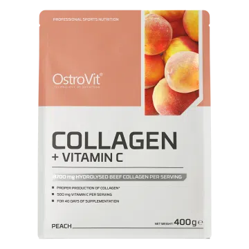 OstroVit Collagen + Vitamin C, (peach), 400 g
