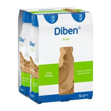 Diben Drink o smaku pralinowym, plyn,200 ml,4 szt