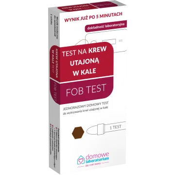 Test FOB, krew utajona w kale, 1 szt