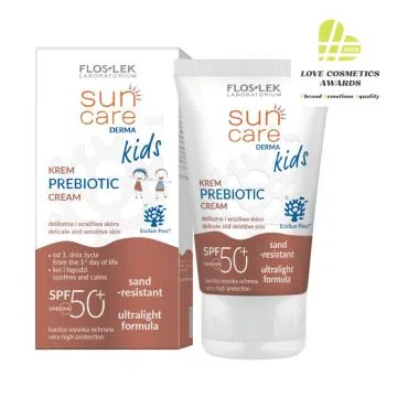Flos-Lek Sun Care Derma Kids, krem,prebiotic,SPF50+,50ml