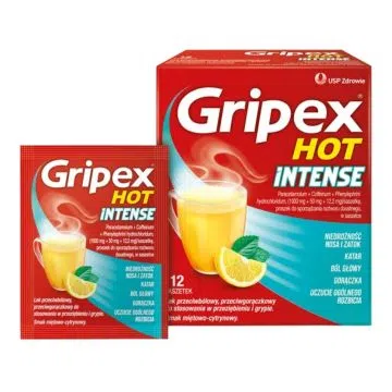 Gripex Hot Intense, prosz.d/sp.roztw.doustn., 12 sasz.