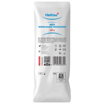 Heltiso, Wata opatrunkowa, bawełniano-wiskozowa, 200 g