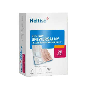 HELTISO, Plastry opatrunkowe Zestaw Uniwersalny  26 szt.