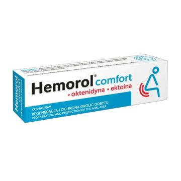 Hemorol comfort, krem, d/codziennej pielegnacji odbytu, 35 g