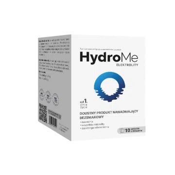 HydroMe Elektrolity doustny produkt nawadniający bezsmakowy, 10 saszetek   