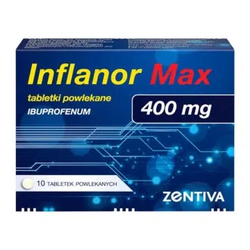 Inflanor Max, 400 mg, tabl.powl., 50 szt