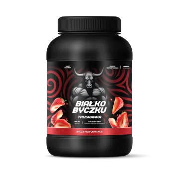BYCZKU Białko Byczku truskawka, 1000g  