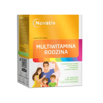 Novativ Multiwitamina Rodzina, tabletki, 60 sztuk