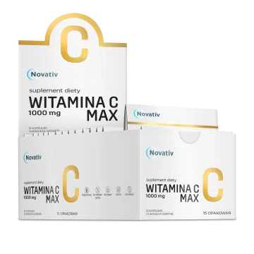Novativ Witamina C Max 1000mg, 15 x 10 szt.