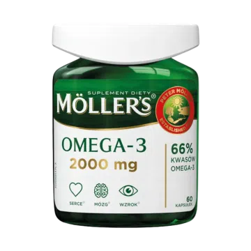 Mollers Omega-3, 2000 mg, kapsułki, 60 szt.