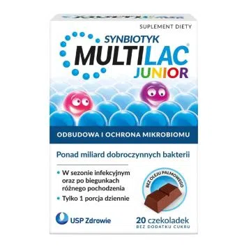 Multilac Junior, czekoladki, 20 szt