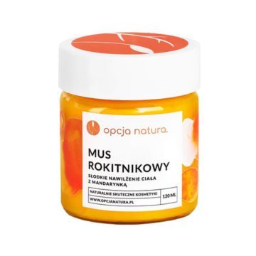 Opcja Natura, mus, rokitn,słodkie naw.ciała z mandar,120ml