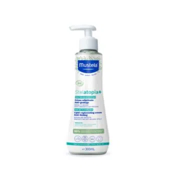 Mustela Stelatopia+, krem, uzupełniający lipidy, przeciw swędzeniu, 300 ml