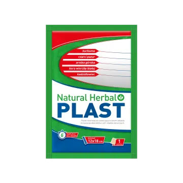 Plaster ziołowy Natural Herbal, 1 szt.