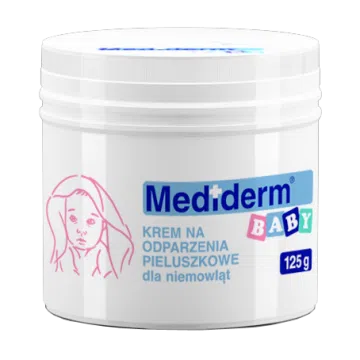 Mediderm Baby, krem na odparzenia pieluszkowe dla niemowląt, 125g