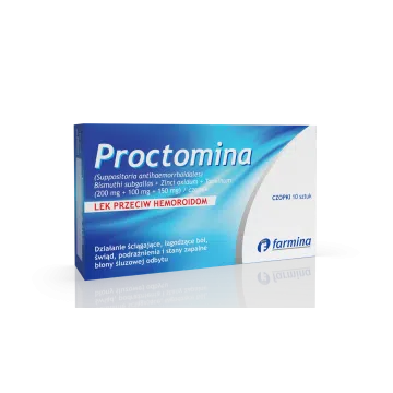 Proctomina, czopki, 10 szt.