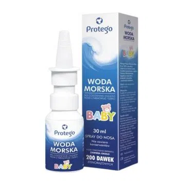 Protego Woda morska Baby, spray do nosa, 30 ml