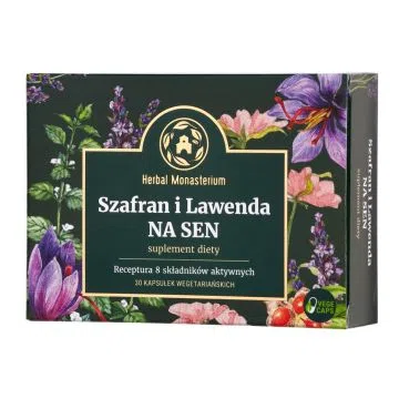 Szafran i Lawenda na Sen, kaps., 30 szt