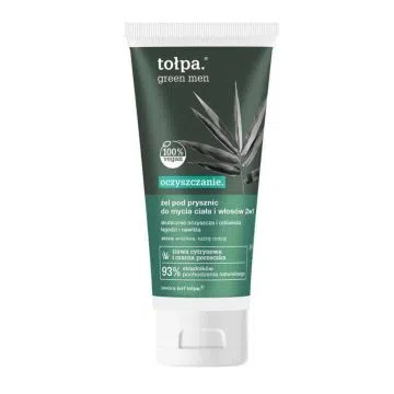 Tołpa Green Men Oczyszczenie, żel pod prysznic do ciała i włosów 2w1, 200 ml